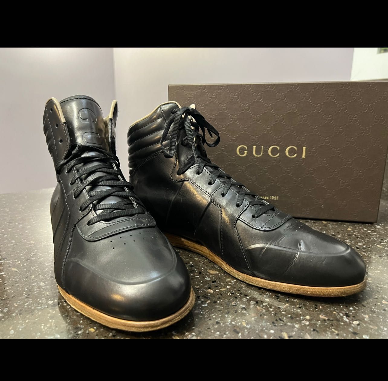 Ботинки Gucci оригинал. В идеальном состоянии. Приобретали в Есентае.