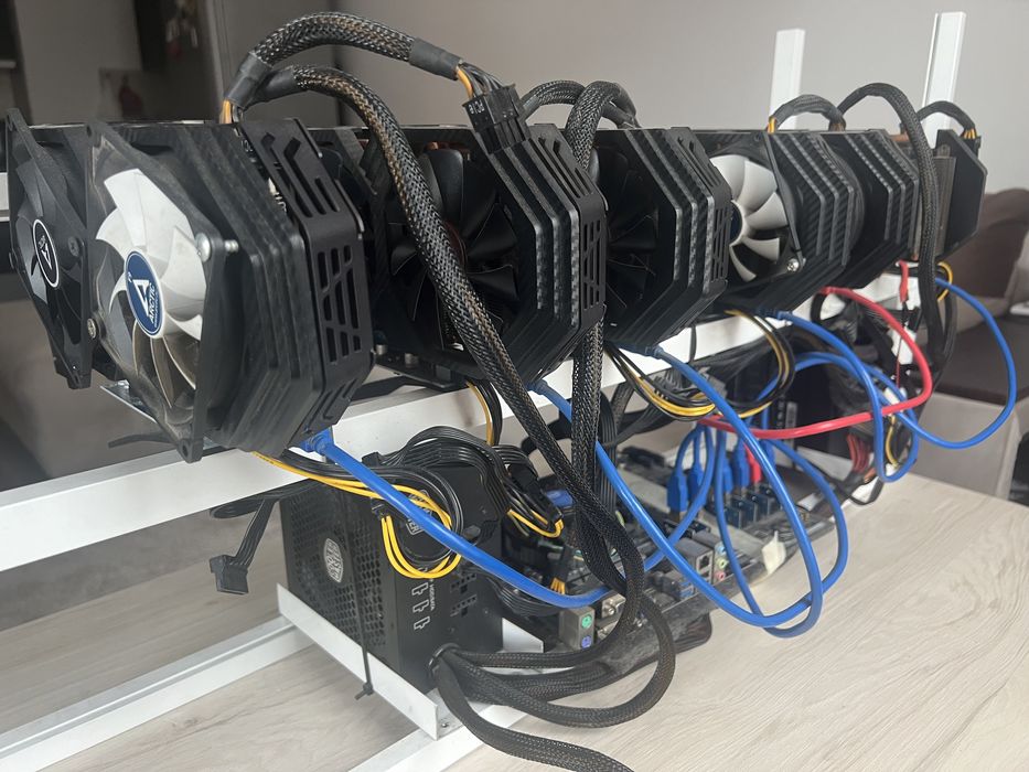 Minig rig Копачка - 6 карти Radeon RX 580 (XFX) 180 Mh