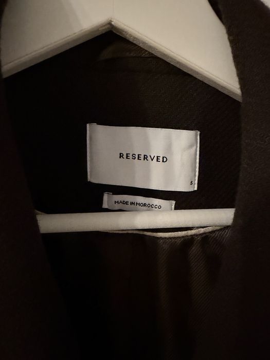 Тъмнокафяво палто Reserved, размер S