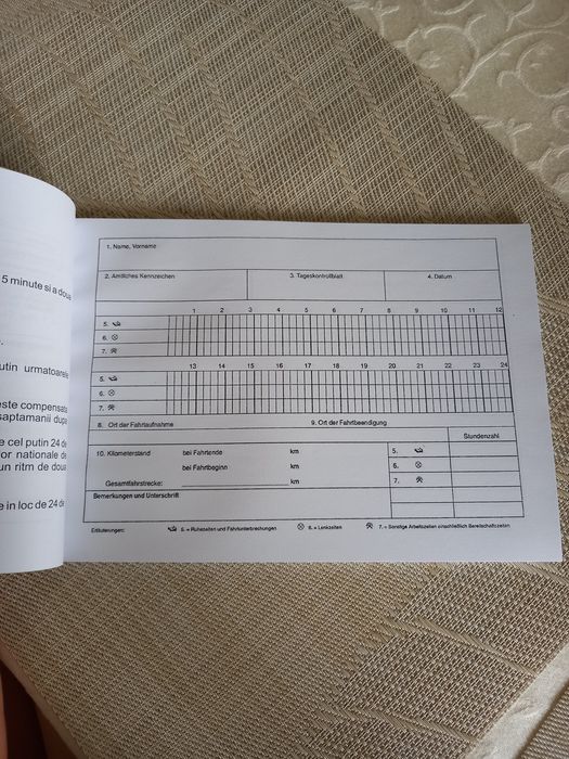 Carnete de somn Germania și Franța