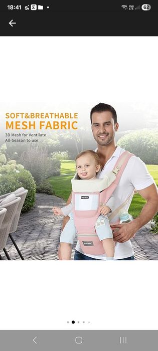 Marsupiu bebe, Ergonomic
Multifunctional, Purtare copil in fata sau