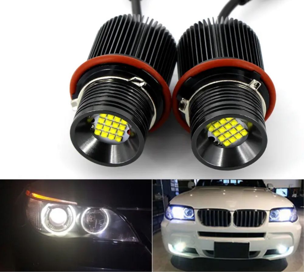 Set leduri angel eyes bec Bmw Seria 1 5 7 X5 E39 E60 E53 E83 E87