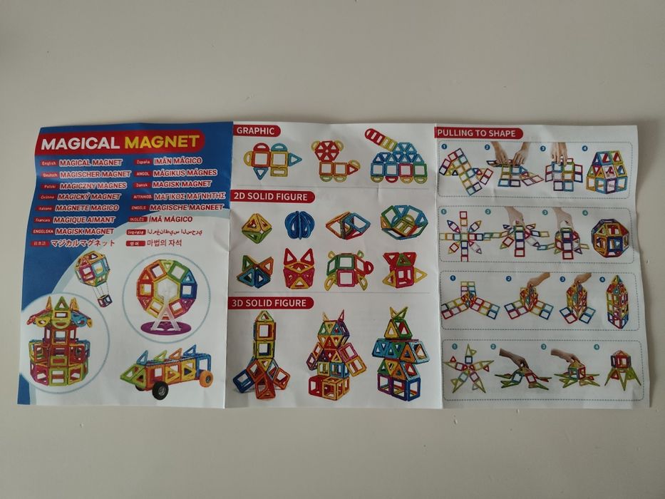 Vând set piese magnetice