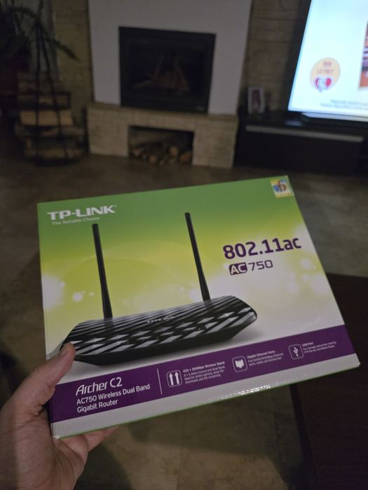 Vand router wireless Gigabit TP-Link Archer C2 nou, la cutie