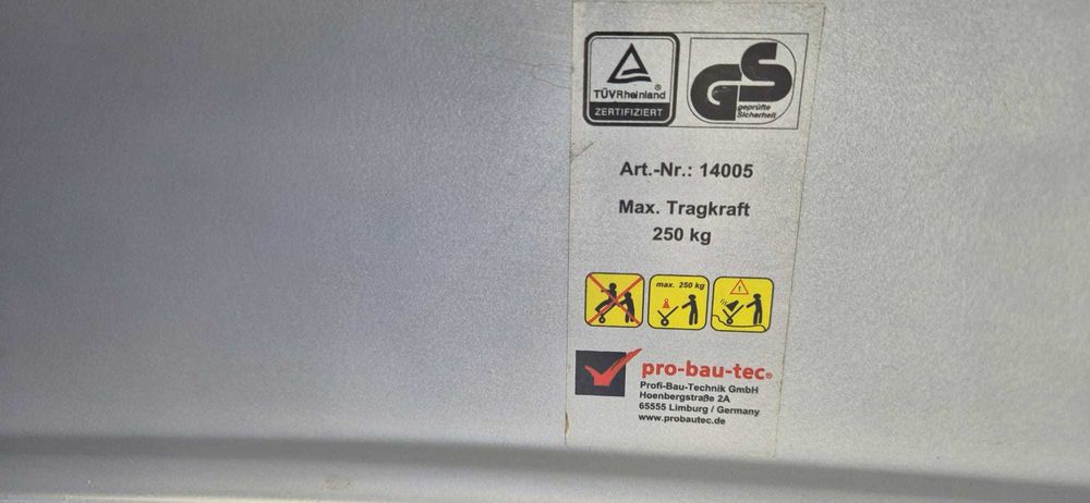 Carucior Transport Cu Platforma Probautec Max.250kg