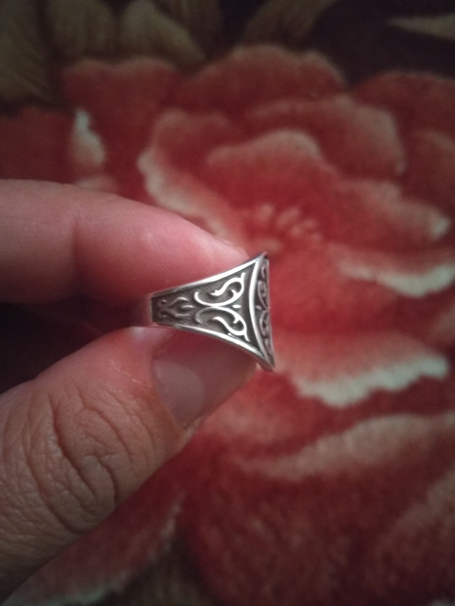 Мужское серебряное кольцо 20,5размер.