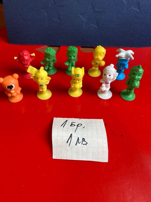 Играчки от Kinder яйца ново сет 6 бр.