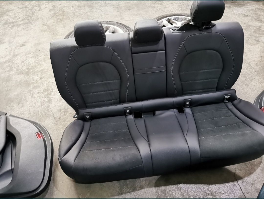 Scaun bancheta piele/alcantara interior mercedes glc w253 2018