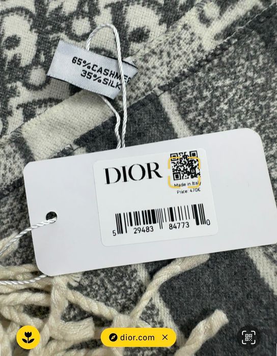 Dior-Оригинален чисто нов дамски есенно-зимен шал