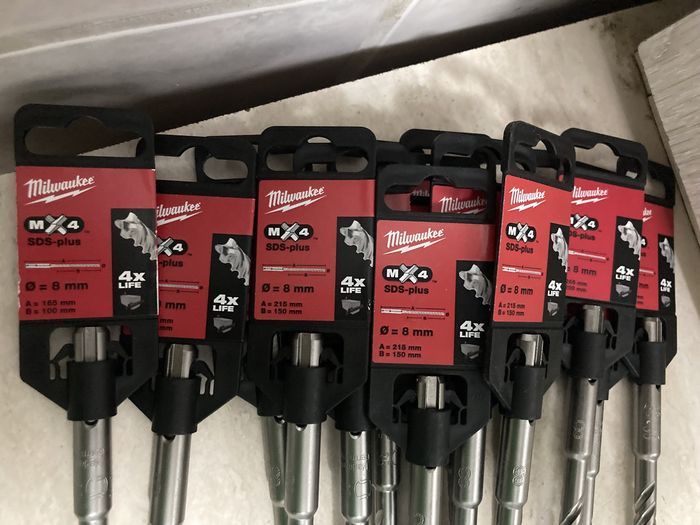 Burghiu Milwaukee MX4 10x165,10x215,10x265mm Noi Italia