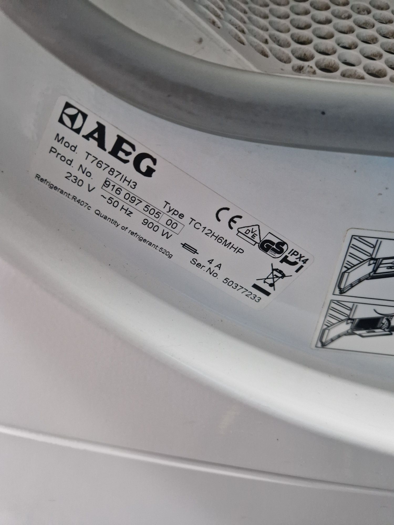 Сушилня Aeg Lavatherm 8 кг А+++