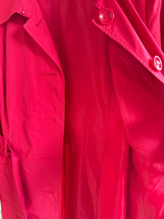 Tom Tailor червено палто (тренчкот)