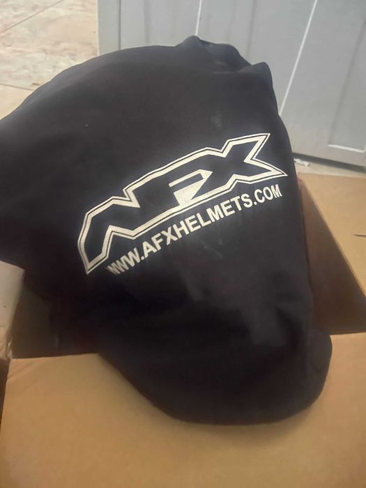 Casca AFX FX-99 Strada Recurve Negru/Orange MD marimea M