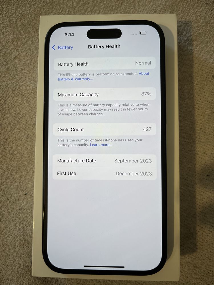 Apple Iphone 15 256gb black