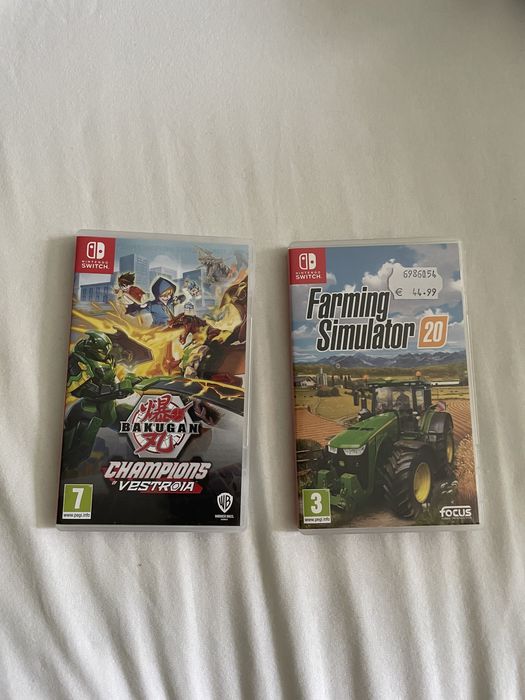 Bakugan & farming simulator 20 за Nintendo switch