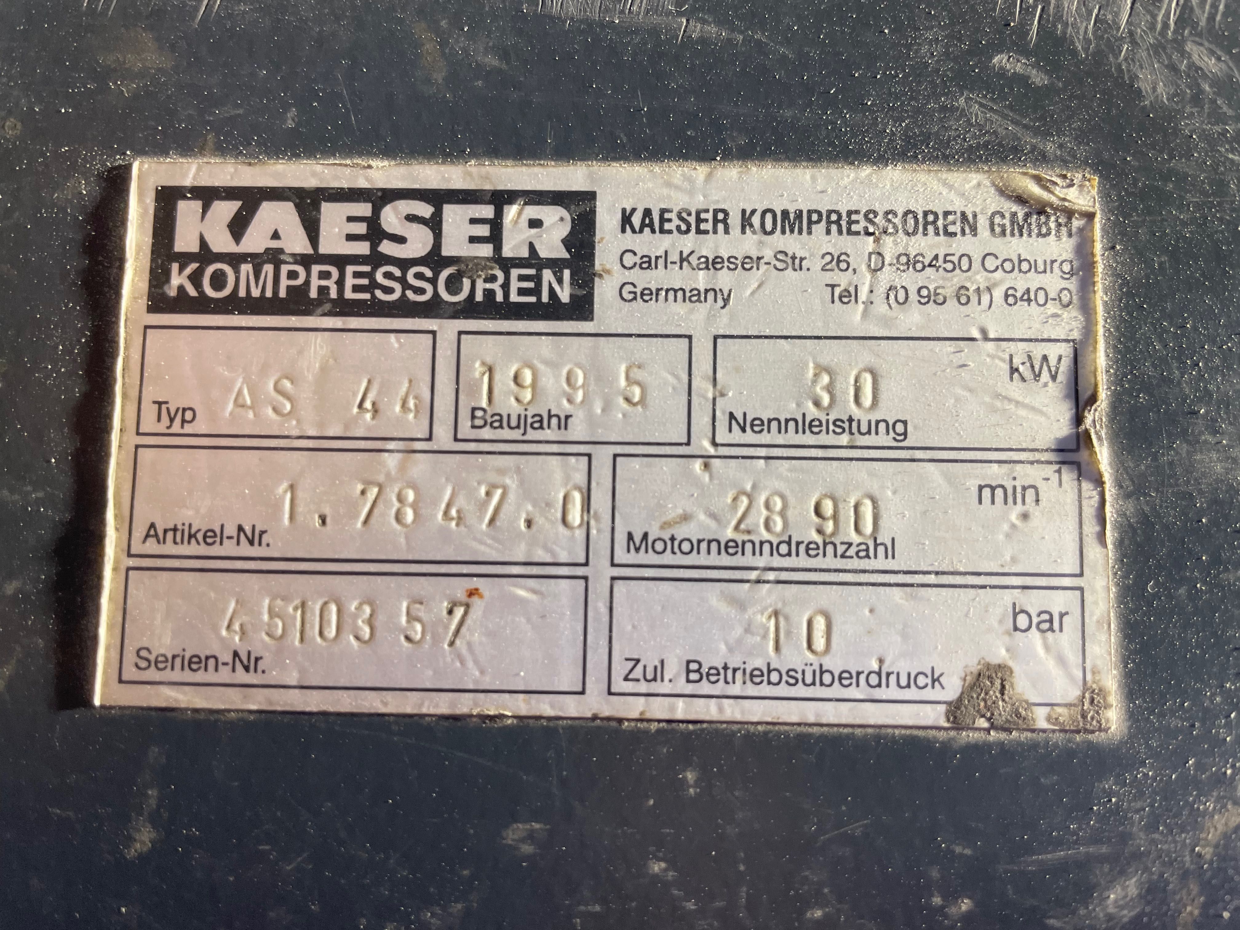 Винтов компресор KAESER AS44 30kw