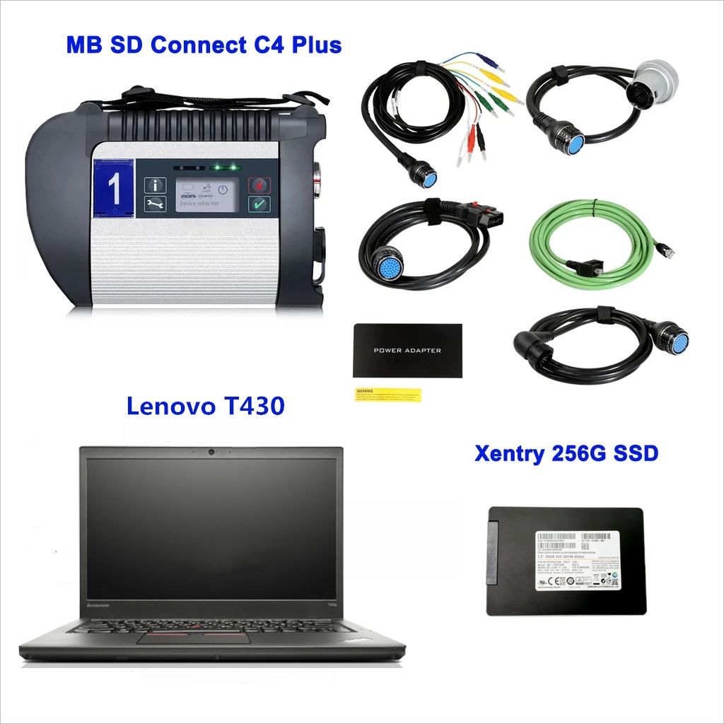 Стар диагноза, C4, мултиплексор SD Connect s Laptop 512GB SSD