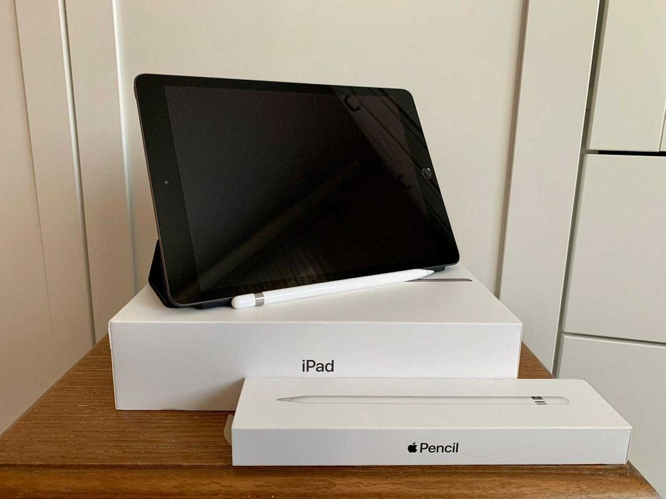 iPad 7 ca si NOU, 10.2, 32GB, Wi-Fi, Space Grey + Apple Pencil G1