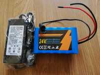 Acumulator / "baterie"  Li-Ion 24V NOU + incarcator NOU