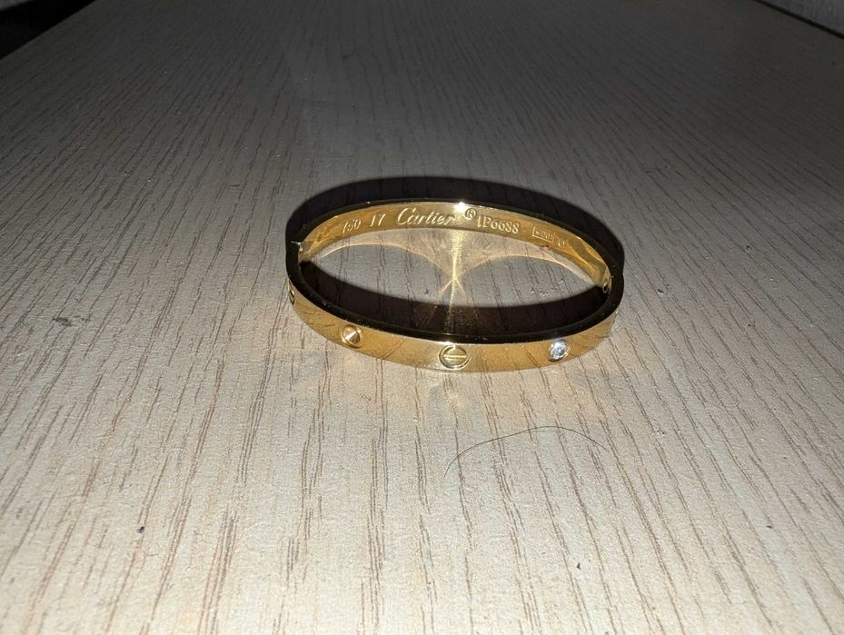 Браслет Cartier Love с бриллиантами