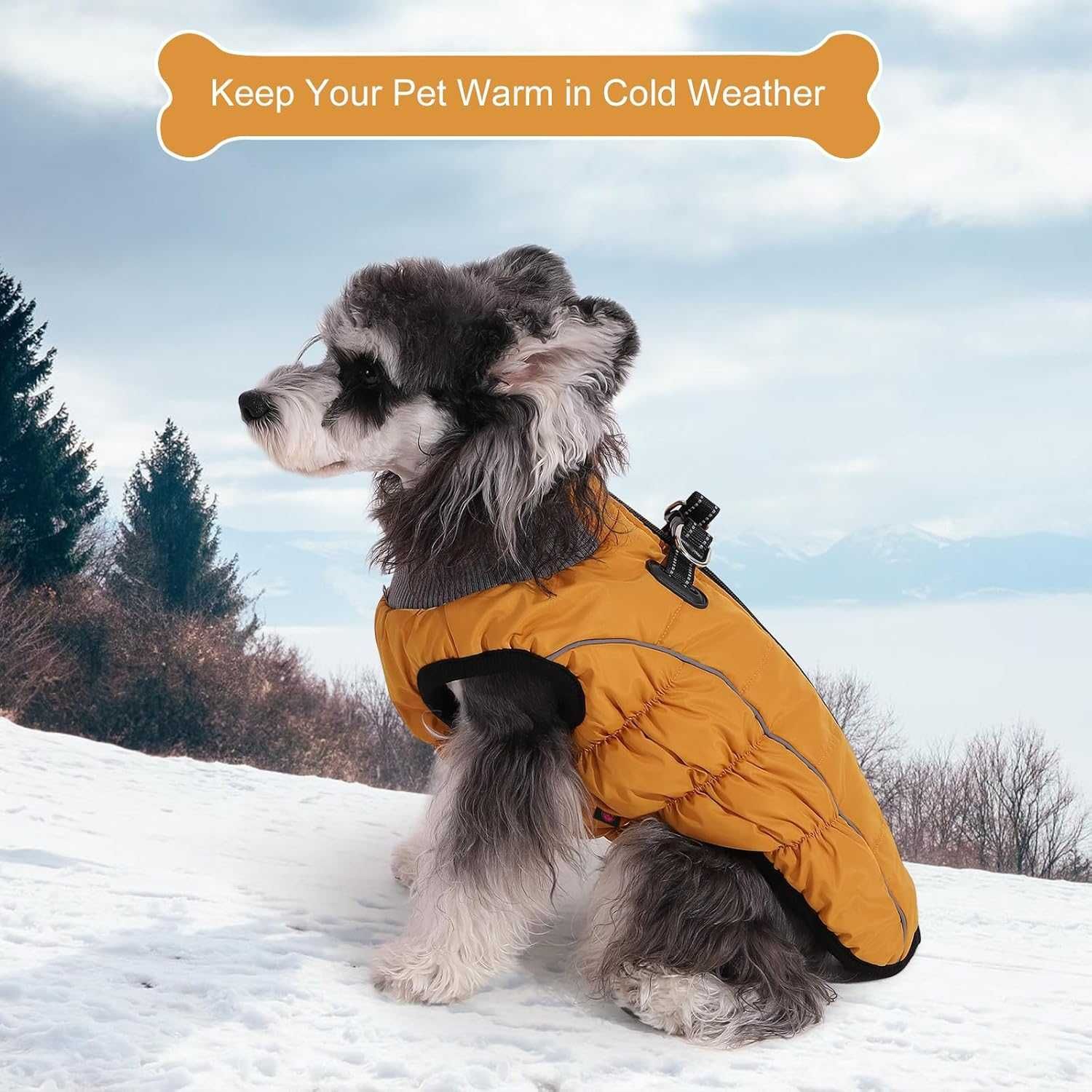 Savlot Dog Coat Светлоотразително яке за кучета, водоустойчиво зимно,М