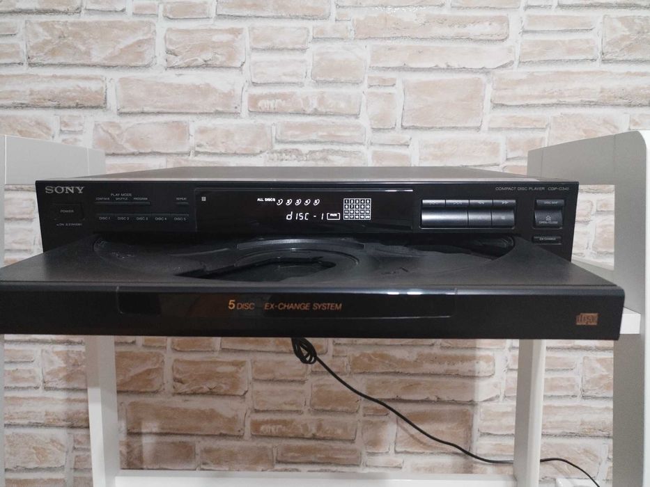CD Player SONY CDP-C345 Carusel 5 Cd