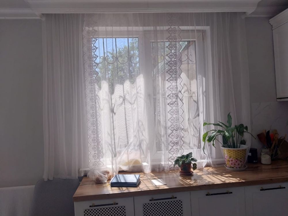 Комплект штор и тюля