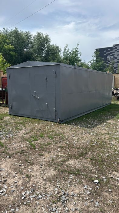 Новый гараж металический