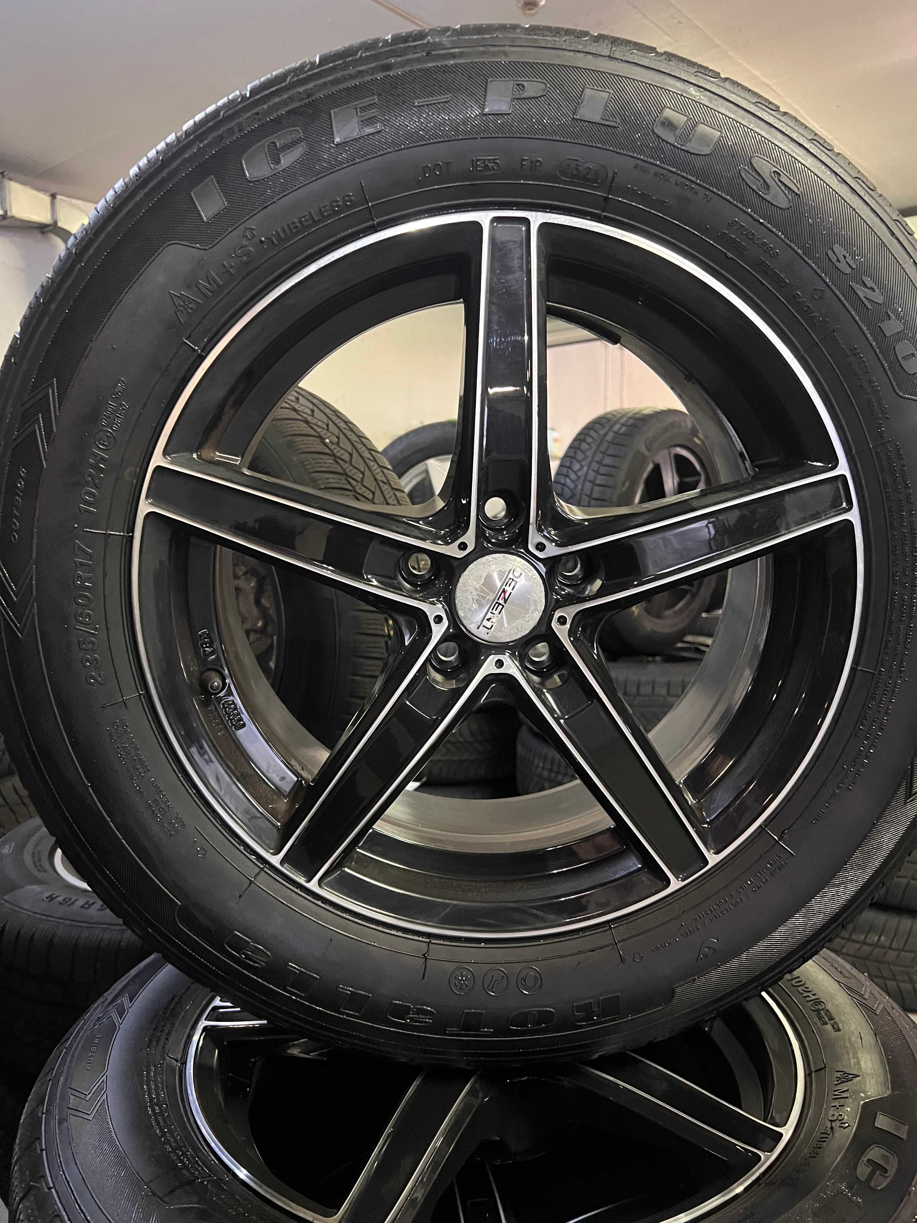 Джанти със зимни гуми/6мм/ за Мерцедес GLK/ГЛК 235/60/17