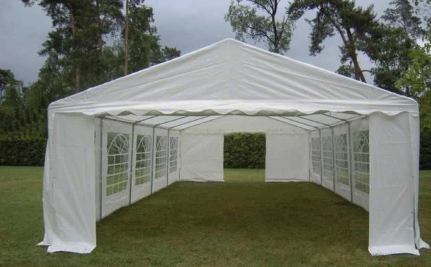 4x8 m CORT Pagoda Pavilion Evenimente ECONOMY nunta botez PVC 500