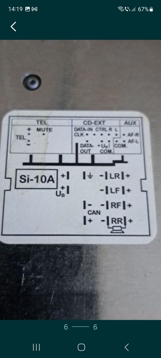 Radiocasetofon Skoda Octavia 2 Original