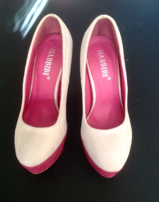 Pantofi dama cu toc si platforma