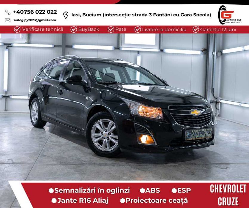 CHEVROLET CRUZE Fab2013 Diesel 1.7 CP131 Navi Jante Cameră Senzori Etc