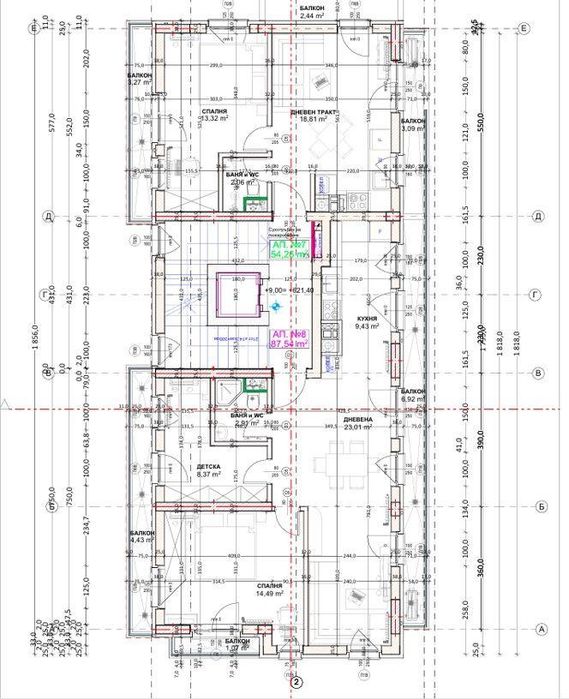 Тристаен апартамент за продажба в ж.к. Кръстова вада, 2101879