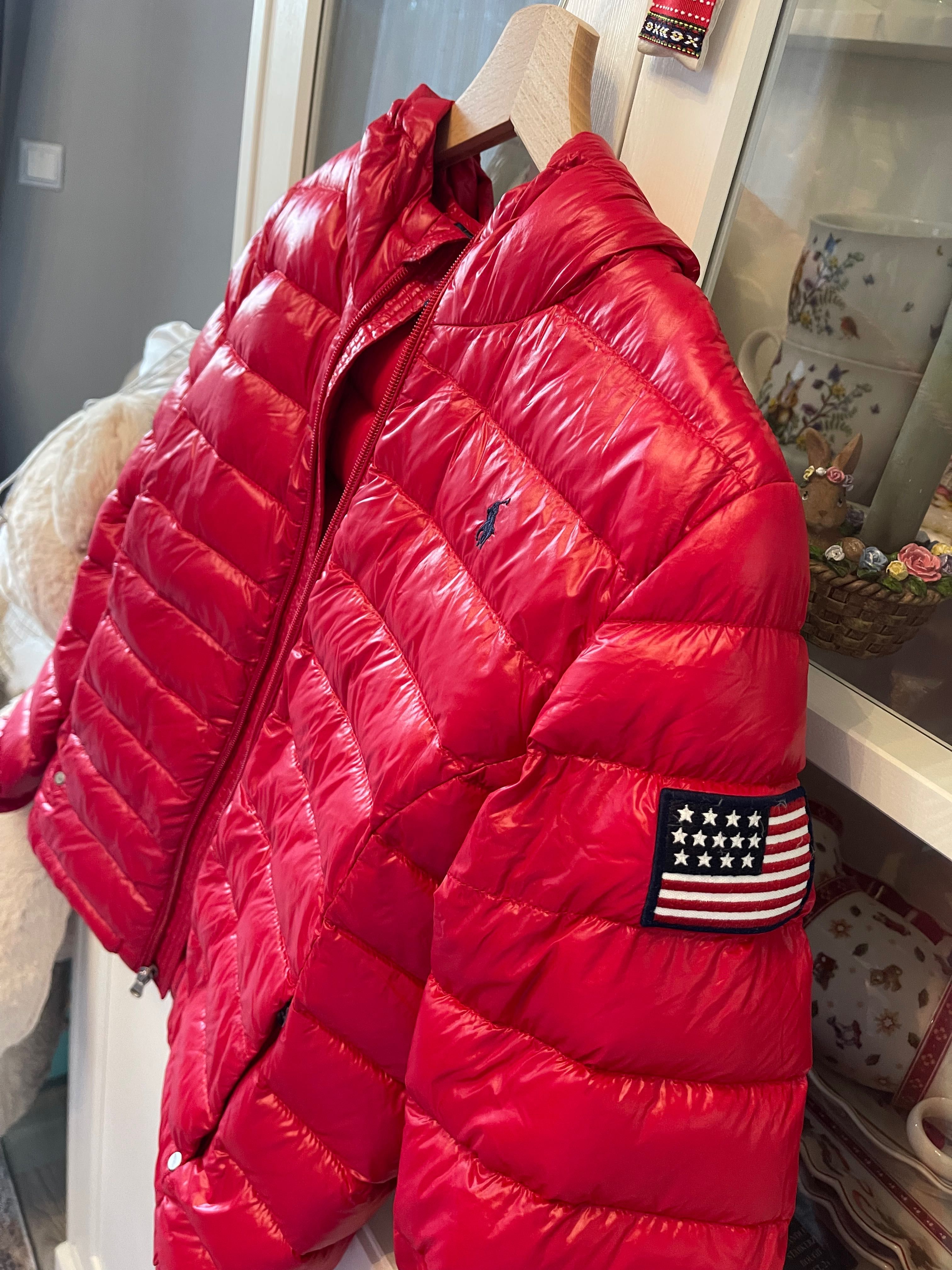 Детско яке и кожен панталоны Ralph Lauren. На 11,12,13 години