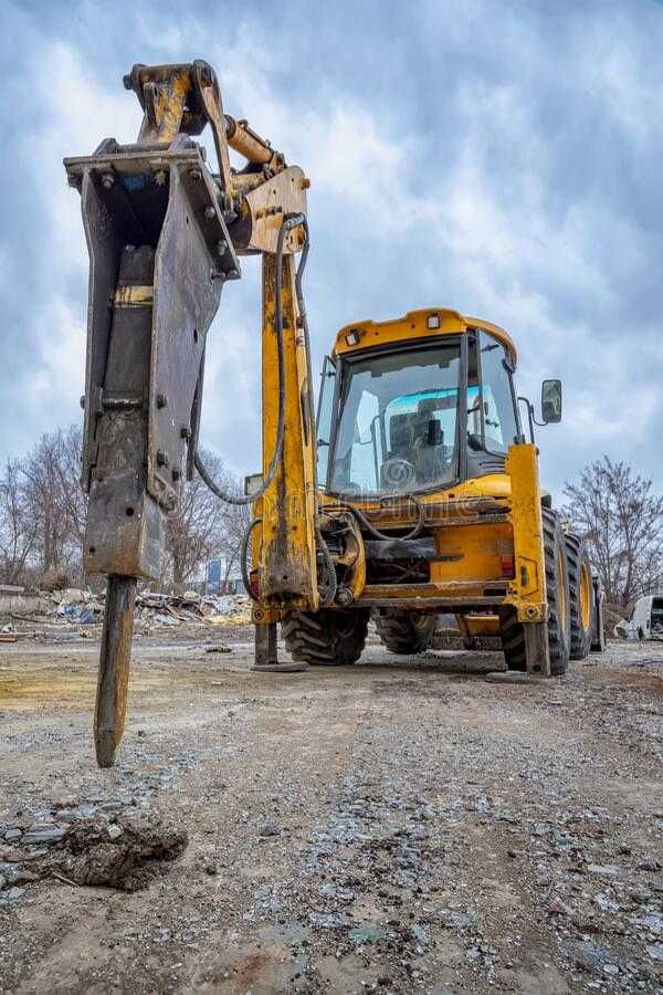 Demolari case cu Buldoexcavator!