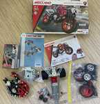3 броя Конструктор MECCANO, 10 +,  кола, голям мотор и малък мотор