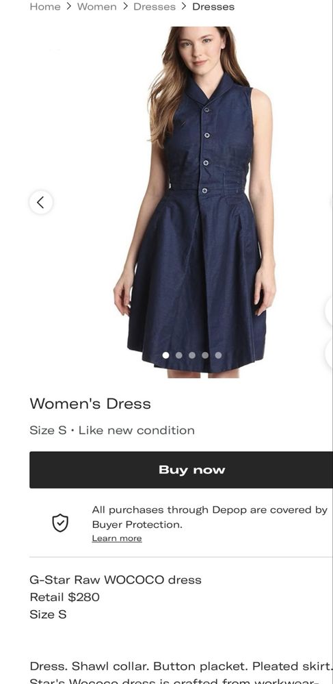 Рокля G-star Raw