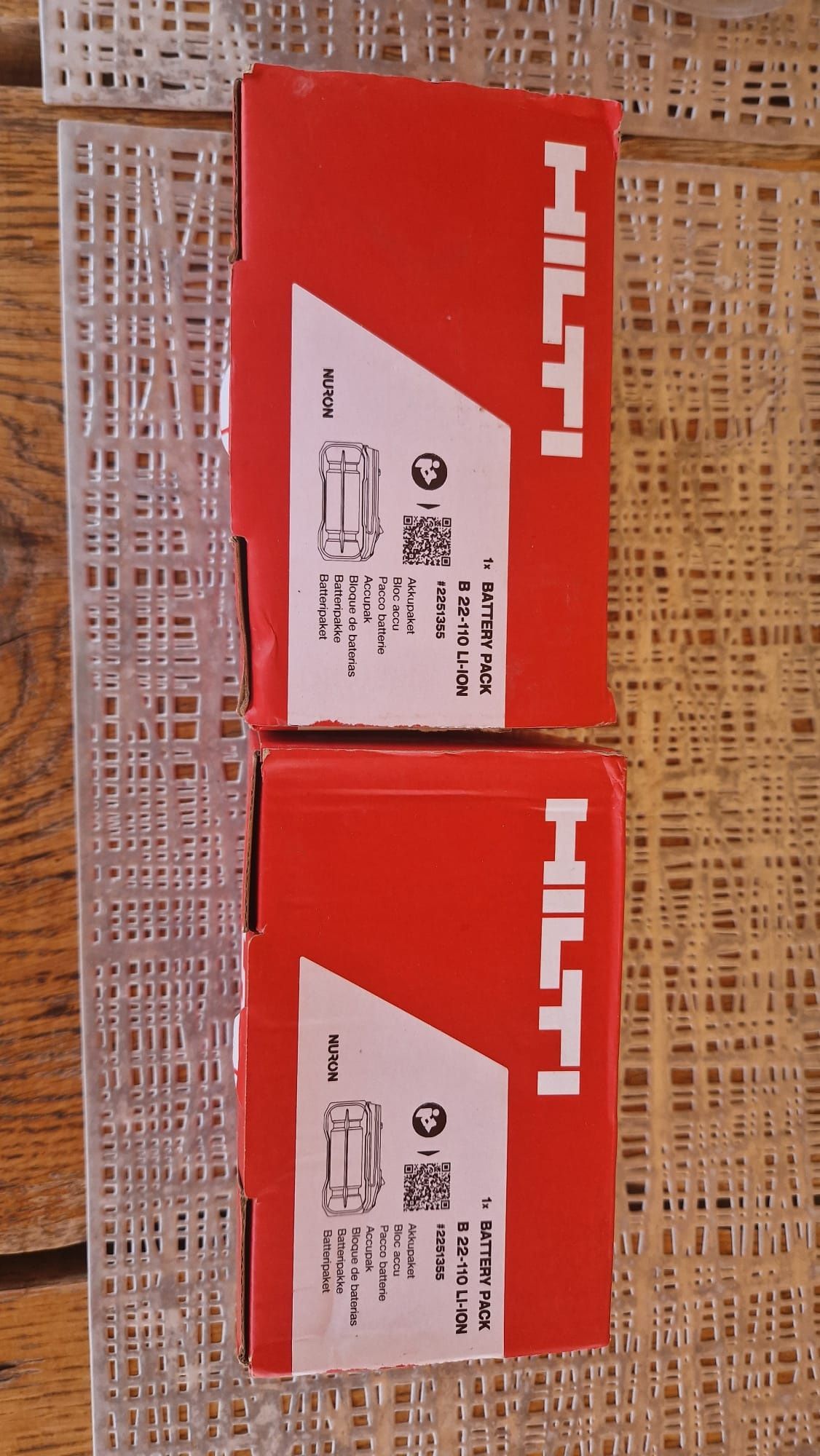 Hilti acumulatori nuron