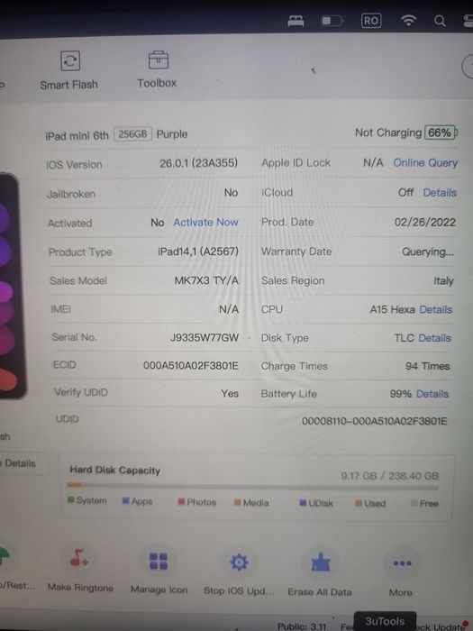 Vand Ipad Mini 6