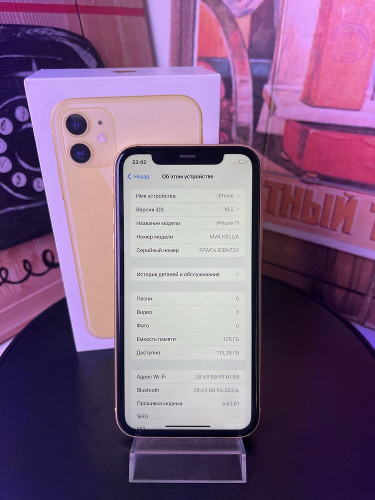 Iphone 11 128gb 72% все работает
