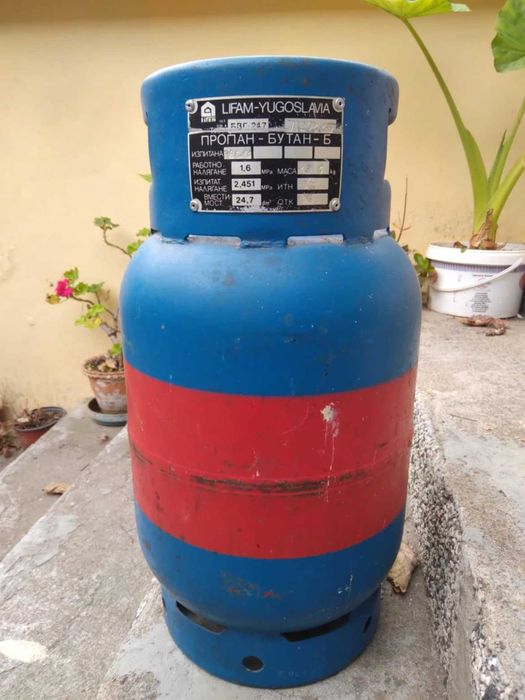 Бутилка за газ пропан бутан 24,7 л вместимост