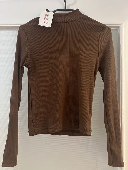 Maleta maro cu maneca lunga Trendyol