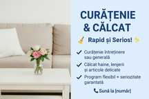 Servicii curățenie/sector 3