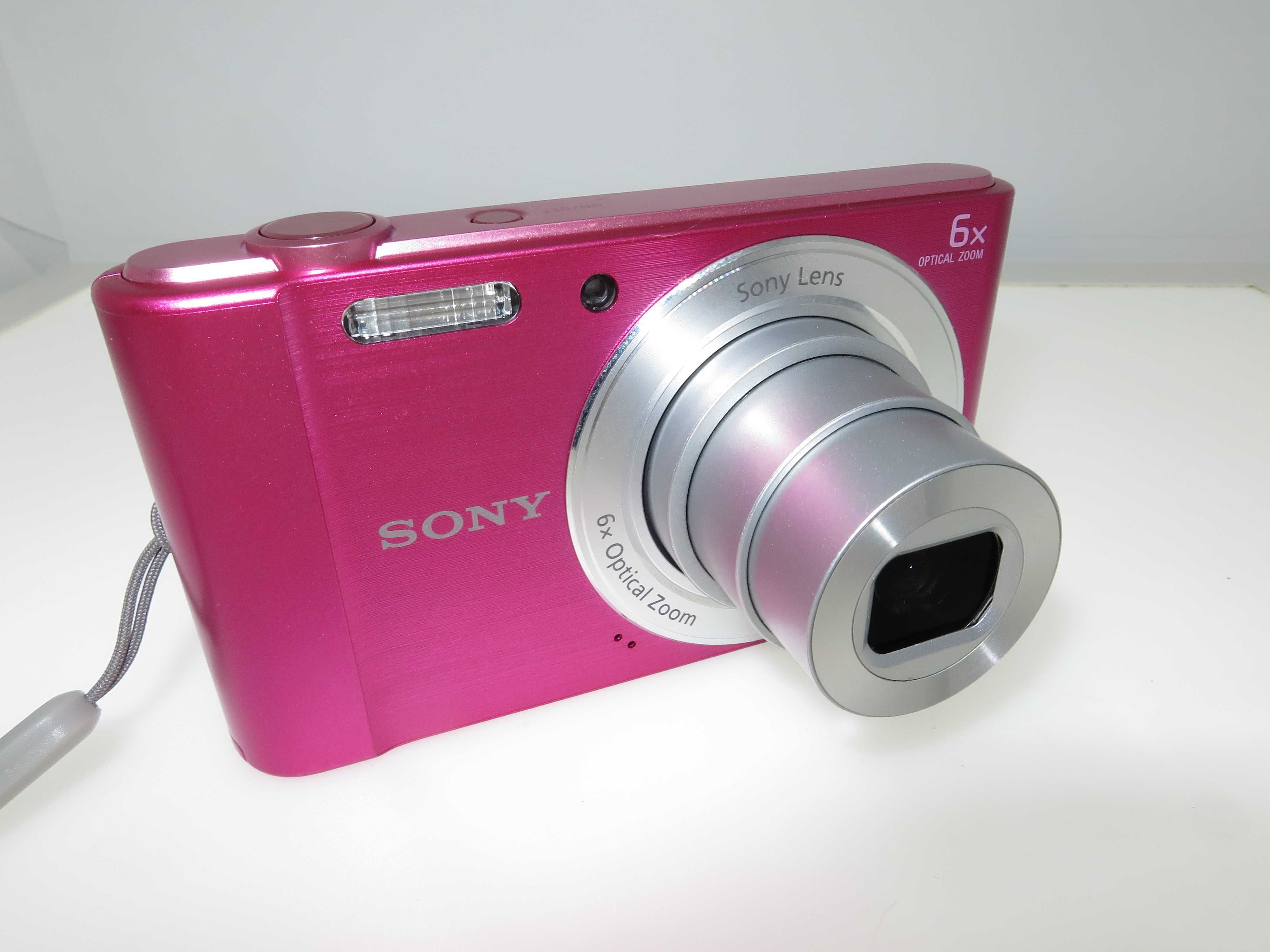 Компактен фотоапарат Sony Cyber-shot DSC-W810 Розов като Нов - Отличен