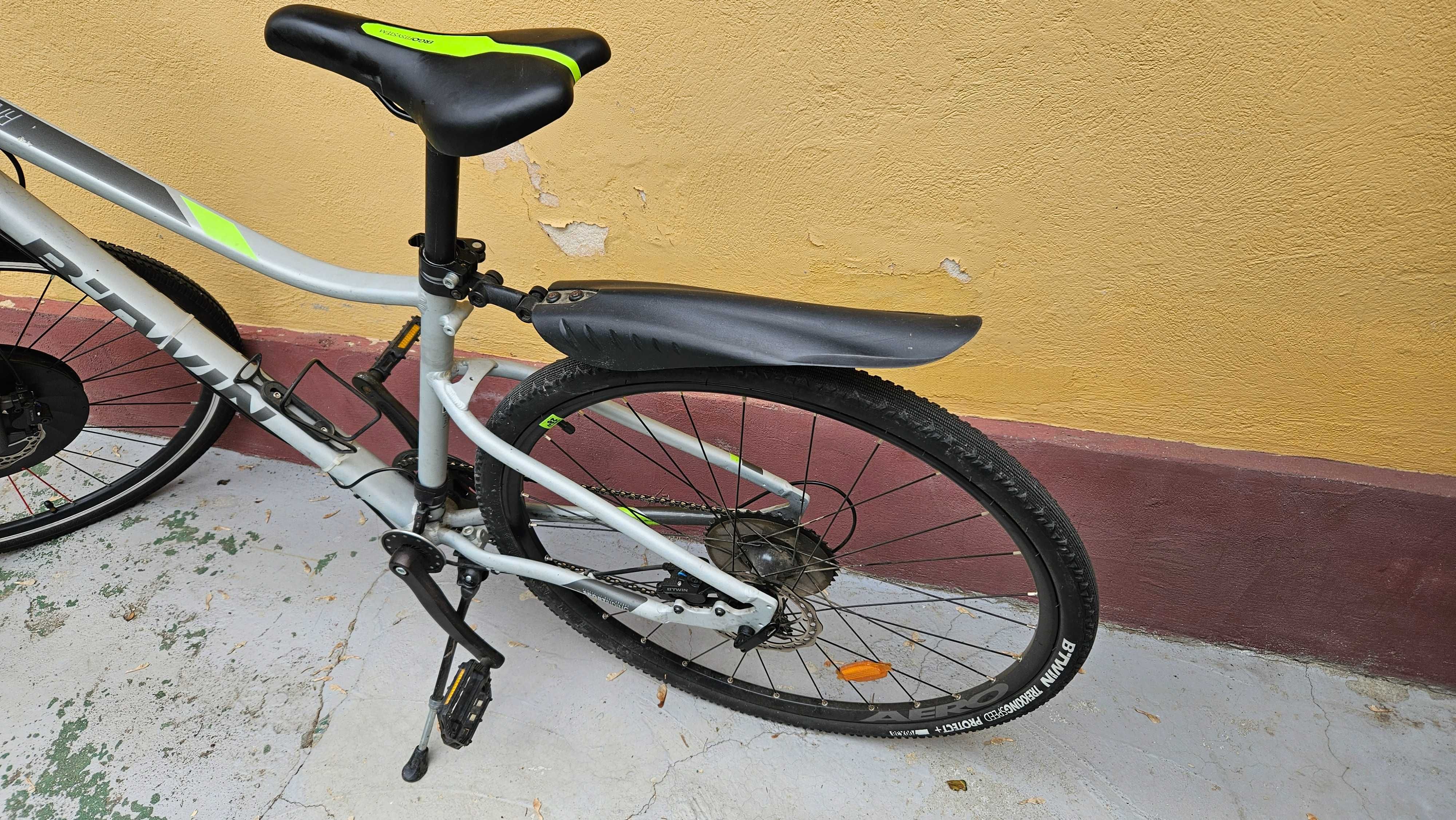 Bicicleta electrica Btwin Riverside (modificata)
