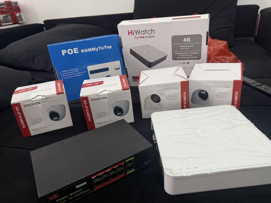 Комплект видеонаблюдения на 4 камер