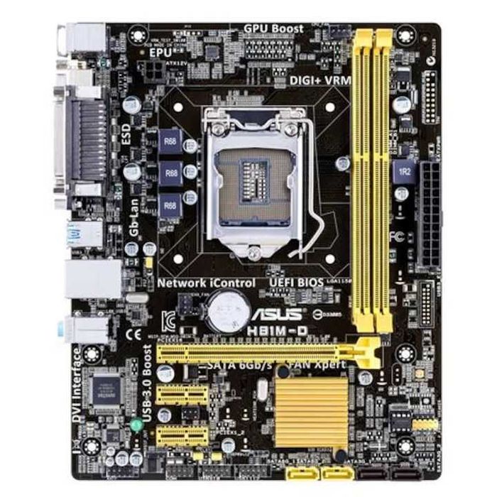 Kit i5 4590S+MB Asus H81M-D+12 GB DDR3