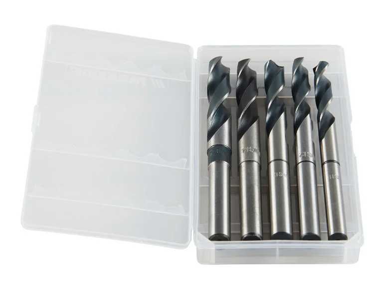 Set burghie spiralate HSS 5 bucăți PARKSIDE  oțel carbon cu vârf HSS