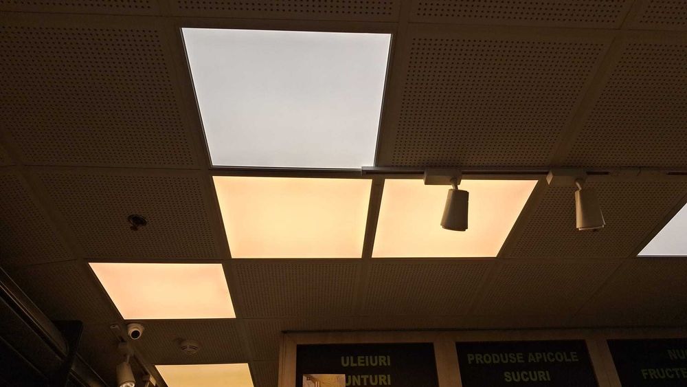 Panouri led 59.5 cm x 59.5 cm , lumina calda